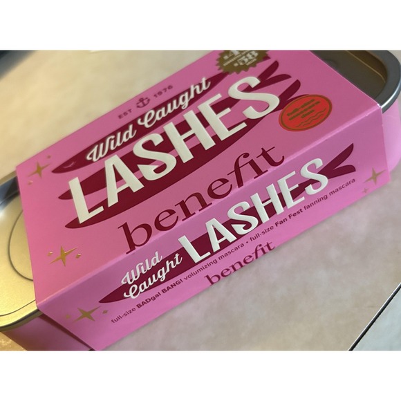 Benefit Wild Caught Lashes Mascara Duo BADgal BANG Fan Fest Full Sz Gift Black - Picture 2 of 5
